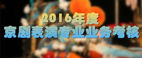 啊,啊日逼啊,啊,啊国家京剧院2016年度京剧表演专业业务考...